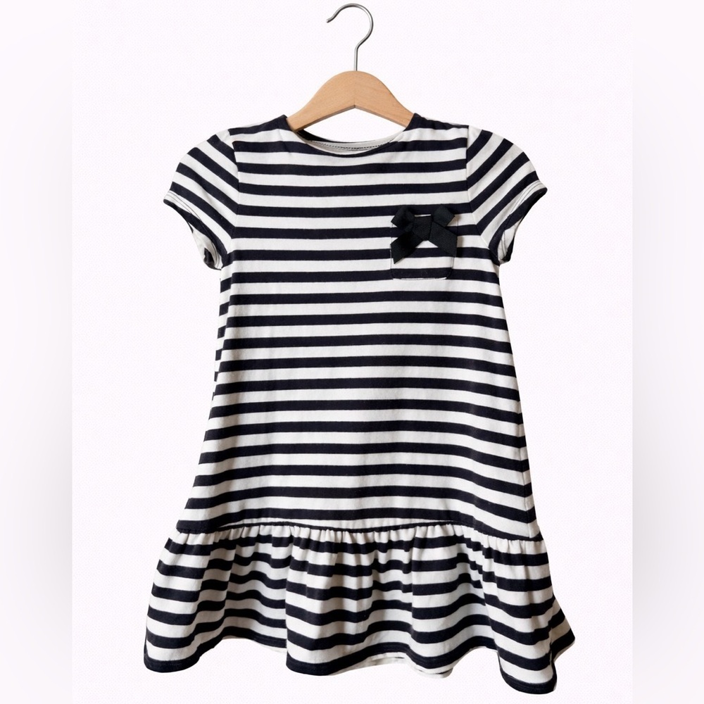 Kate Spade Striped Black and White Kids Dress. 18months. Good Condition